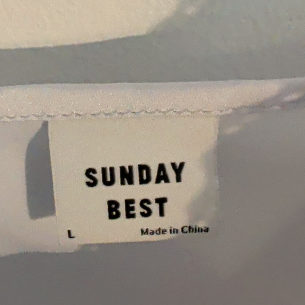 ARITZIA SUNDAY BEST rae slip dress in grey sky - size large - Picture 6 of 9